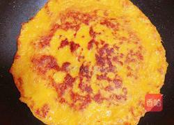 奶香南瓜鸡蛋饼的做法图解12