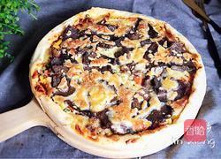 猪油牛肉披萨饼的做法图解14