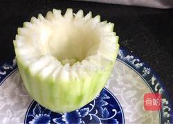 蒜蓉粉丝冬瓜盅的做法图解3