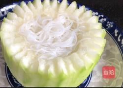 蒜蓉粉丝冬瓜盅的做法图解11