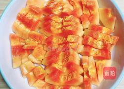 白果酒酿蒸木瓜 | 丰胸养颜的做法图解3