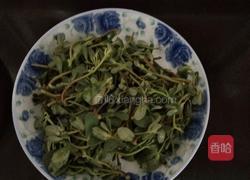 马齿苋炒鸡蛋的做法图解1