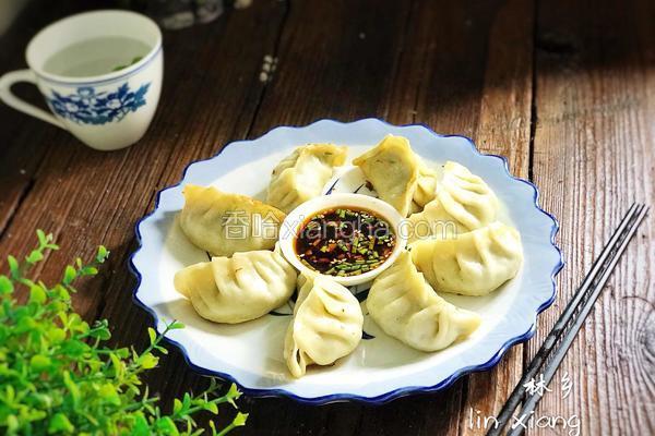 香油鸡肉煎饺