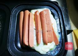 鸡蛋三明治火腿的做法图解5