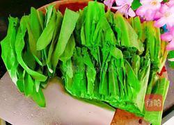 蒜茸油麦菜的做法图解2