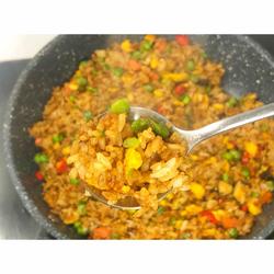 杂蔬酱油蛋炒饭的做法[图]