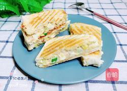 金枪鱼芝士帕尼尼的做法图解13