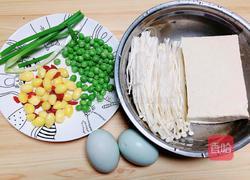 金汤白果豆腐金针菇的做法图解1