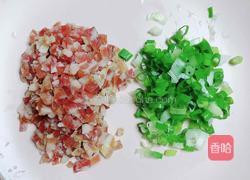 腊肉时蔬蒸米丸子的做法图解3