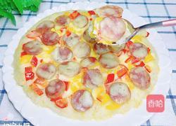 臘腸土豆米飯披薩（平底鍋版）的做法圖解17