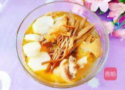 黄花菜虫草花炖鸡汤的做法图解16