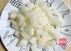 蔓越莓雪梨百合藕粉羹 | 润肺止咳的做法图解2