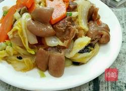 胡萝卜白菜炒卤料的做法图解8