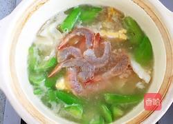 鲜虾丝瓜煲的做法图解8
