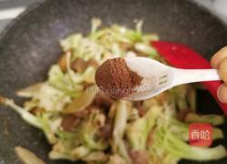 菜花炒肉的做法图解11