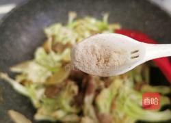 菜花炒肉的做法图解12