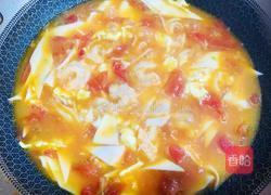 番茄虾仁面片汤的做法图解7