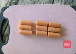 香肠飞饼卷的做法图解2