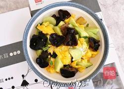 鸡蛋黄瓜炒木耳 的做法图解10