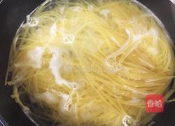 木耳肉丁意大利面的做法图解5