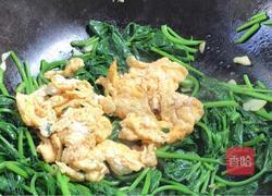 苕叶炒鸡蛋的做法图解12