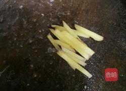 肉末炒莴笋片的做法图解3