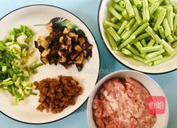 豆角菜脯炒饭的做法图解2