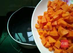 南瓜肉末面线的做法图解3