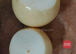 川贝蒸雪梨的做法图解2