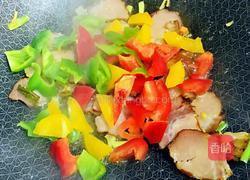 彩椒炒腊肉的做法图解5