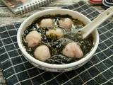 紫菜虾球汤
