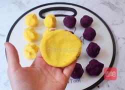 南瓜紫薯糯米球的做法图解10