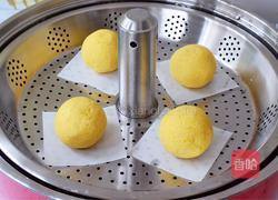 南瓜紫薯糯米球的做法图解13