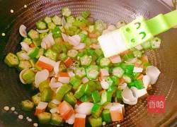 秋葵百合炒豆腐干的做法图解11