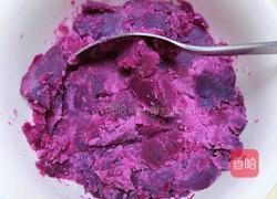 椰浆紫薯奶皮月饼的做法图解3