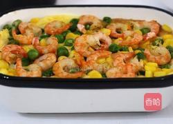 加拿大北极虾法式面包布丁的做法图解8