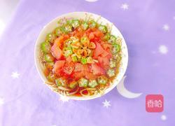 西红柿蒸秋葵的做法图解16