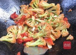 番茄烧菜花的做法图解13