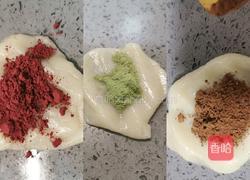 三色冰皮月饼的做法图解8