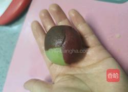 三色冰皮月饼的做法图解15