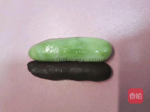 搓成长条。