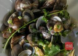 曝炒花甲的做法图解4