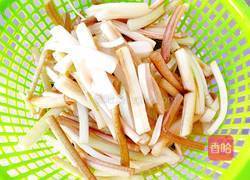 西红柿炒蒲菜的做法图解3