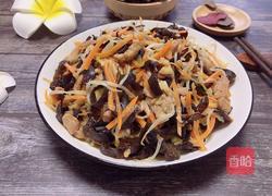 银芽炒三丝的做法图解12