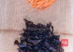 银芽炒三丝的做法图解3