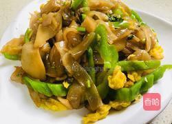 蛋炒河粉的做法图解4