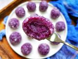 奶香紫薯糯米球的做法[图]
