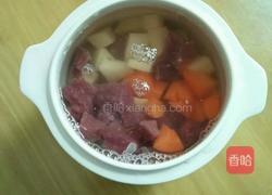胡萝卜土牛肉汤豆的做法图解4