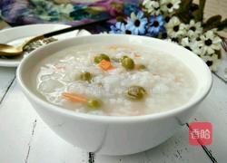 青豆胡萝卜肉片粥的做法图解8