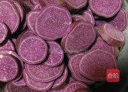紫薯仙豆糕的做法图解1